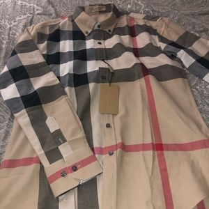 Authentic Burberry London XL button down shirt